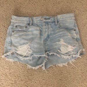 American Eagle Distressed Denim Shorts